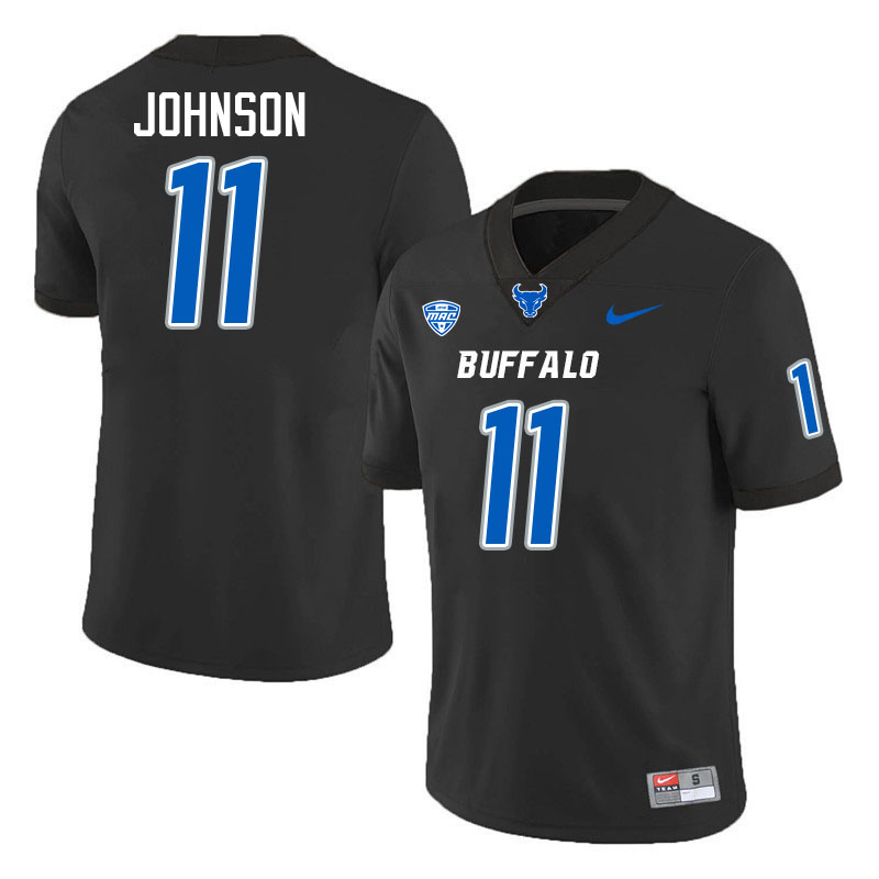 Taji Johnson UB Bulls Jersey,University Of Buffalo Bulls #11 Taji Johnson Jersey Youth-Black